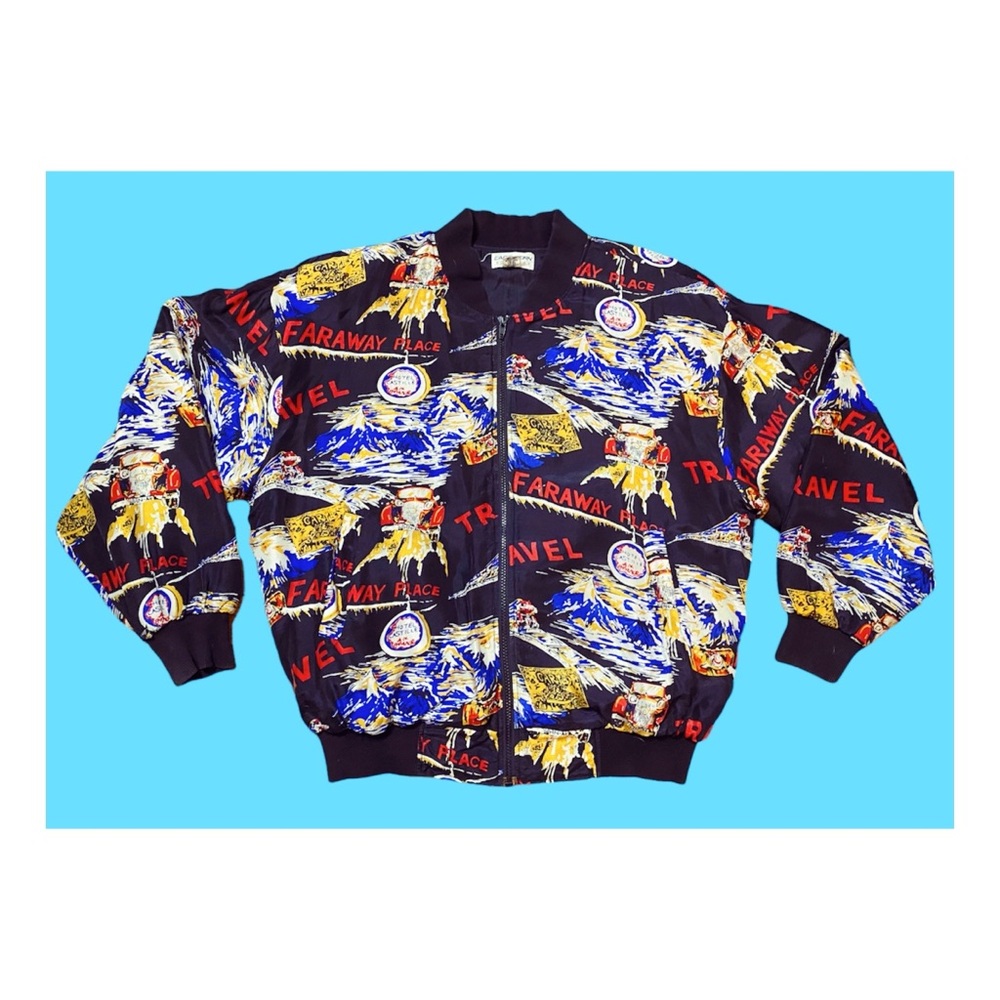 Silk Bomber Jacket